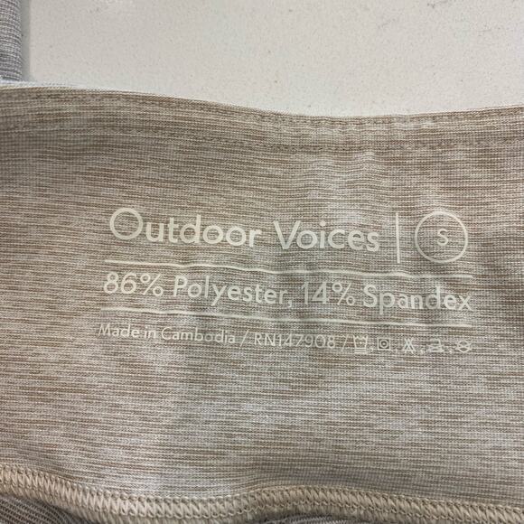 Outdoor Voices Leggings‎ Gray and Tan Size Small - Picture 7 of 7